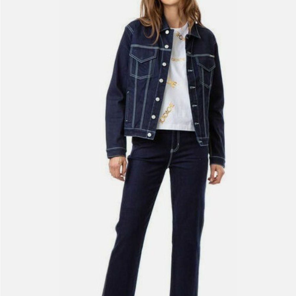 Jordache Vintage Retro Denim Trucker Jacket